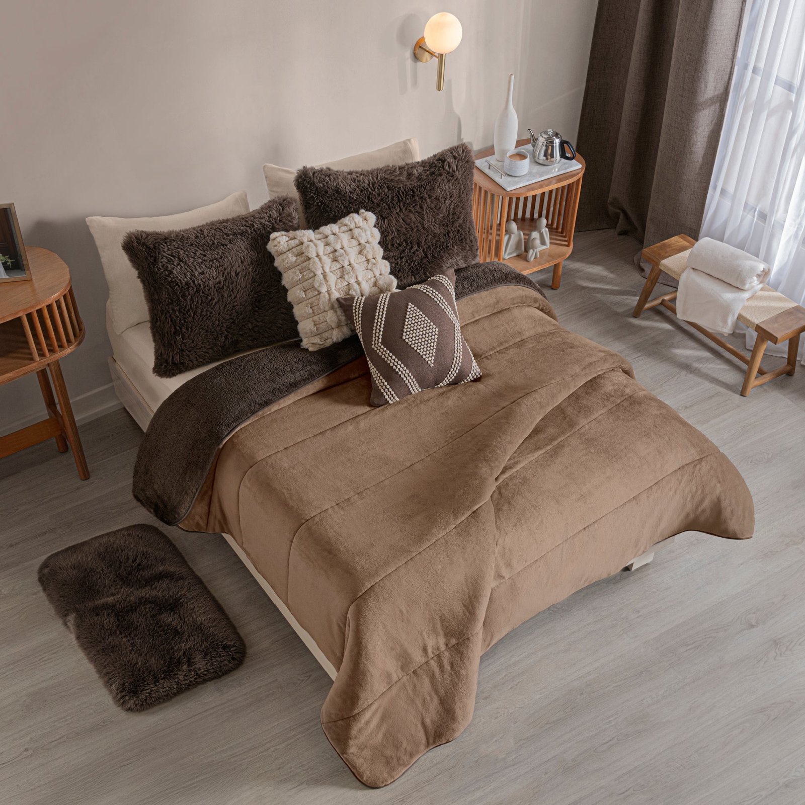 89771 COBERTOR INVERNAL LATTE <span style="background-color: #76236c; color: white; padding: 2px 4px; border-radius: 4px; border: 1px solid #76236c; display: inline-block;">QS XL</span>/<span style="background-color: #76236c; color: white; padding: 2px 4px; border-radius: 4px; border: 1px solid #76236c; display: inline-block;">KS</span>