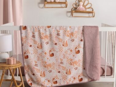 89830 COBERTOR BABY SIBERIA BLOOM CUNA