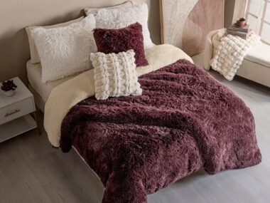 89860 FUNDA DE DUVET EVEREST BURGUNDY MAT XL/QS